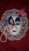 Fairytale Venice - carnival porcelain mask - wall decoration 11 x 10 cm according to the pictures 1.