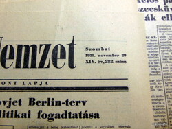 1958 November 29 / Hungarian nation / for birthday :-) newspaper!? No.: 24440