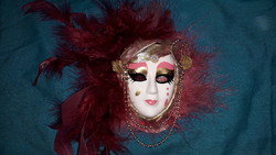Fairytale Venice - carnival porcelain mask - wall decoration 18 x 18 cm according to the pictures 7.