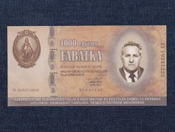 Magyarország MÉE Bajai Csoport 1000 fabatka fantázia bankjegy  (id80494)