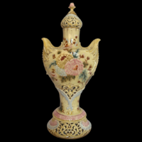 Impozáns 44 cm magas,  Zsolnay fedeles váza