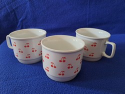 Flawless! Zsolnay cluster cherry / cherry pattern cup / mug