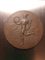 Excellent worker bronze commemorative medal - for the city of Vienna 1982 * chamber of commerce