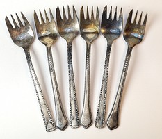 Sale! :) Vintage, silver-plated dessert forks