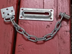 Regi retro biztonsági zár /biztonsági lánc