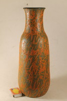 Szignált Lénárt mázas kerámia váza 945