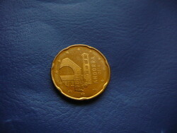Andorra 20 euro cent 2014 oz! Rare!