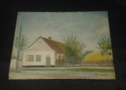 Barcsai Ferenc painting (villasu utca)