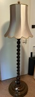 Colonial floor lamp with a new shade