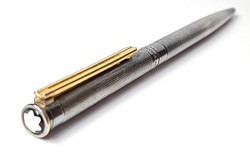 Vintage montblanc ballpoint pen with metal case
