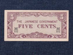 Malajzia Japán megszállás (1942-1945) 5 Cent 1942  (id80464)