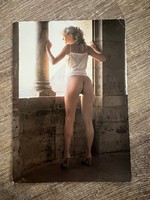 Retro nude, erotic postcard