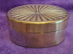 Old silver-plated box, bonbonier (m4130)