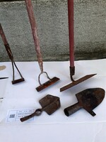 5 old garden tools