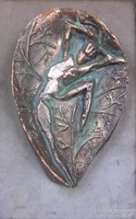 Mária R. Törley (1950): prince carved from wood. 15X9.5 cm