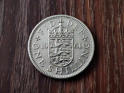 1 shilling 1961,Anglia ritkább!