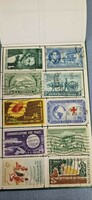 USA bélyegek 1949. -1962., 40 db