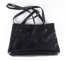 1O761 pelleteria luca - vera pelle Italian black leather women's bag