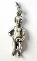 "Manneken Pis" ezüst medál /Brüsszeli pisilő kisfiú