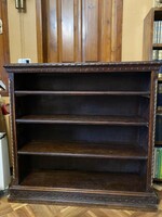 Antique English original colonial 4 shelf bookcase