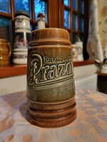 Czech ceramic beer mug