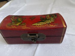 Gyönyörű Kinai párna doboz sárkány és főnix madár díszitéssel