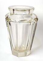 Josef Hoffmann - Moser  art deco üveg váza