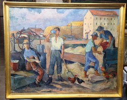 FAZEKAS PÁL -Gabona begyűjtés-