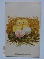 Régi grafikus húsvéti üdvözlő képeslap, postatiszta - Darvas Árpád rajz