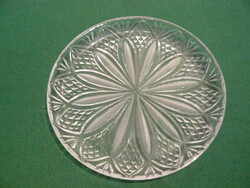 Brushed glass cake plate