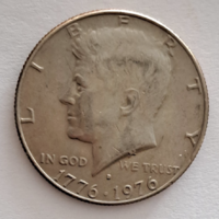 1776-1976 Kennedy bicentenáriumi féldollár, Függetlenségi Nyilatkozat!  Liberty (330)