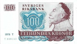 100 Kronor 1978 Sweden is beautiful