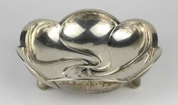 1O417 Régi jelzett art deco ezüst asztalközép kínáló tál 190g