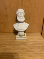 András Schossel: bust of Lajos Kossuth (Hóllóháza porcelain)