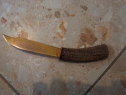 Decorative knife or leaf opener with antler handle