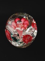 Glass paperweight, table decoration