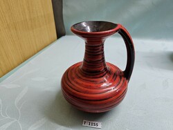 T1155 applied art jug with handle 18 cm