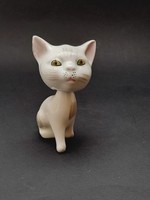 Aquincum mozgó fejű porcelán cica