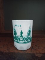 Zsolnay porcelán pohár Pécs