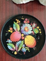 Decorative tin wall plate