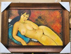 Modigliani style oil painting