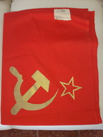 Szovjet zászló / terítő - sarló és kalapács -"165 cm x 80 cm