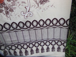 Curtain - drapery - new - 500 x 145 cm - manufactured until 1950 - 1990 - cross stitch needle lace