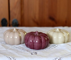 Porcelain pumpkins, 3 in one