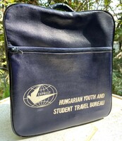 Express Ifjúsági és Diák Utazási Iroda kézitáska, bőrönd retro táska