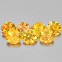 Wonderful! Real, 100% product. Fanta orange songea sapphire gemstone 7pcs 1.29ct (vsi)!! Value: HUF 104,900!