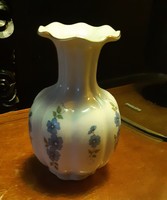 Zsolnay porcelain fluted vase