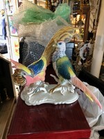 Ens porcelain gold pheasant, from the 1920s-30s, 30 cm in size