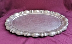 Large art deco silver tray. Marked, flawless! 698 grams!