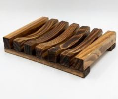 Bamboo soap holder